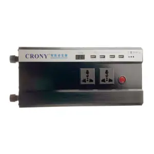 اینورتر خودرو ۳۵۰۰وات برند کرونی | CRONY INVERTER 3500W WITH DISPLAY SCREEN