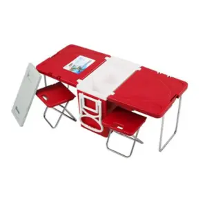 صندلی و میز پیک نیک چند منظوره به همراه یخدان برند کرونی | CRONY 28L two-chair Multi-function picnic table with cooling incubator