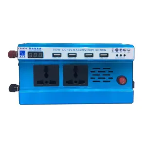 اینورتر خودرو ۷۰۰وات برند کرونی | CRONY INVERTER 700W WITH DISPLAY SCREEN