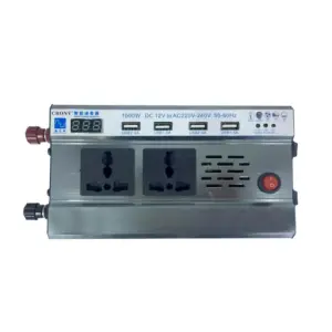 اینورتر خودرو ۱۰۰۰وات برند کرونی | CRONY INVERTER 1000W WITH DISPLAY SCREEN